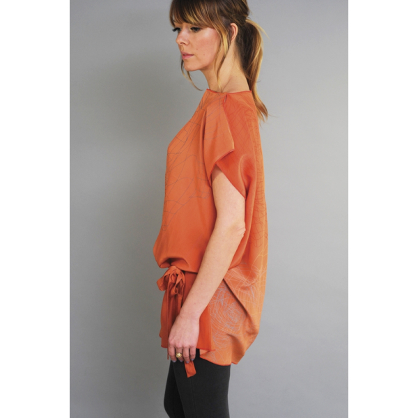 5-in-1 Tunic Orange Rose